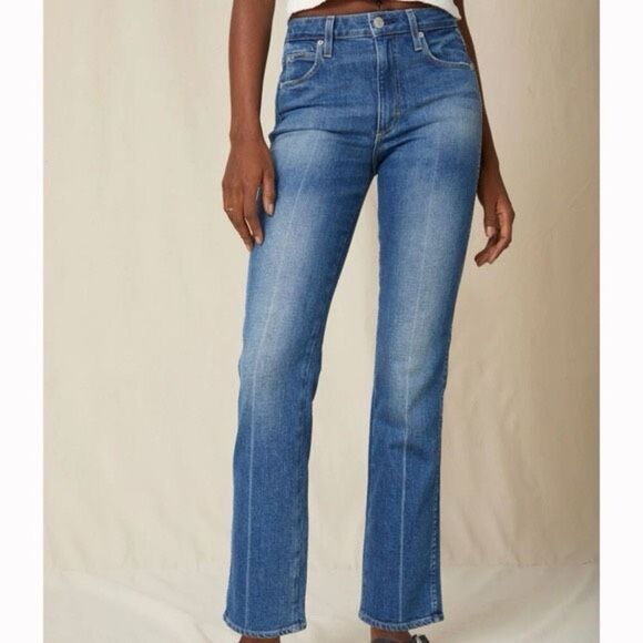 Women’s AMO Denim Bella Straight Leg Jeans in Peaceful 23 - Picture 1 of 5